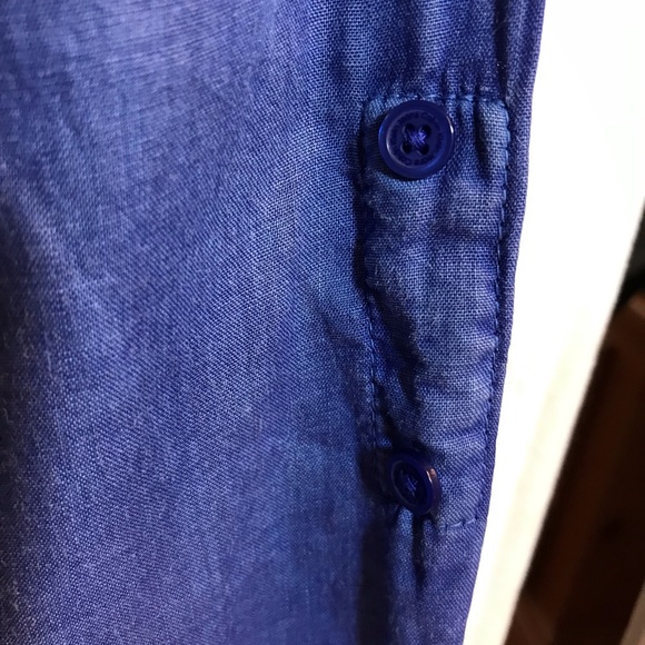 Calvin Klein Long Sleeve/RollUp Linen/Ramie - Picture 4 of 8